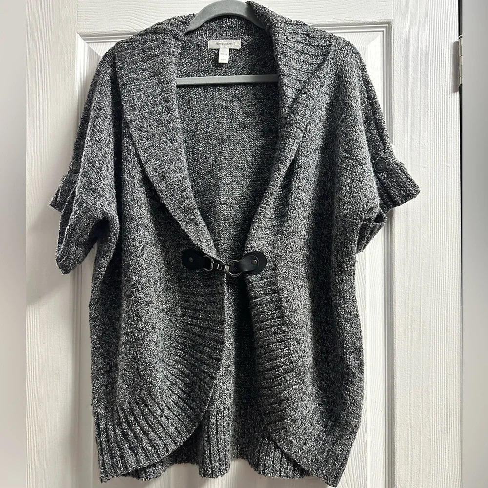 Dressbarn Short Sleeve Cardigan